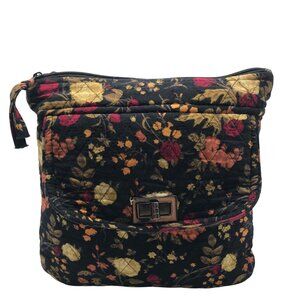 Vera Bradley Black Bittersweet Pattern Shoulder Bag